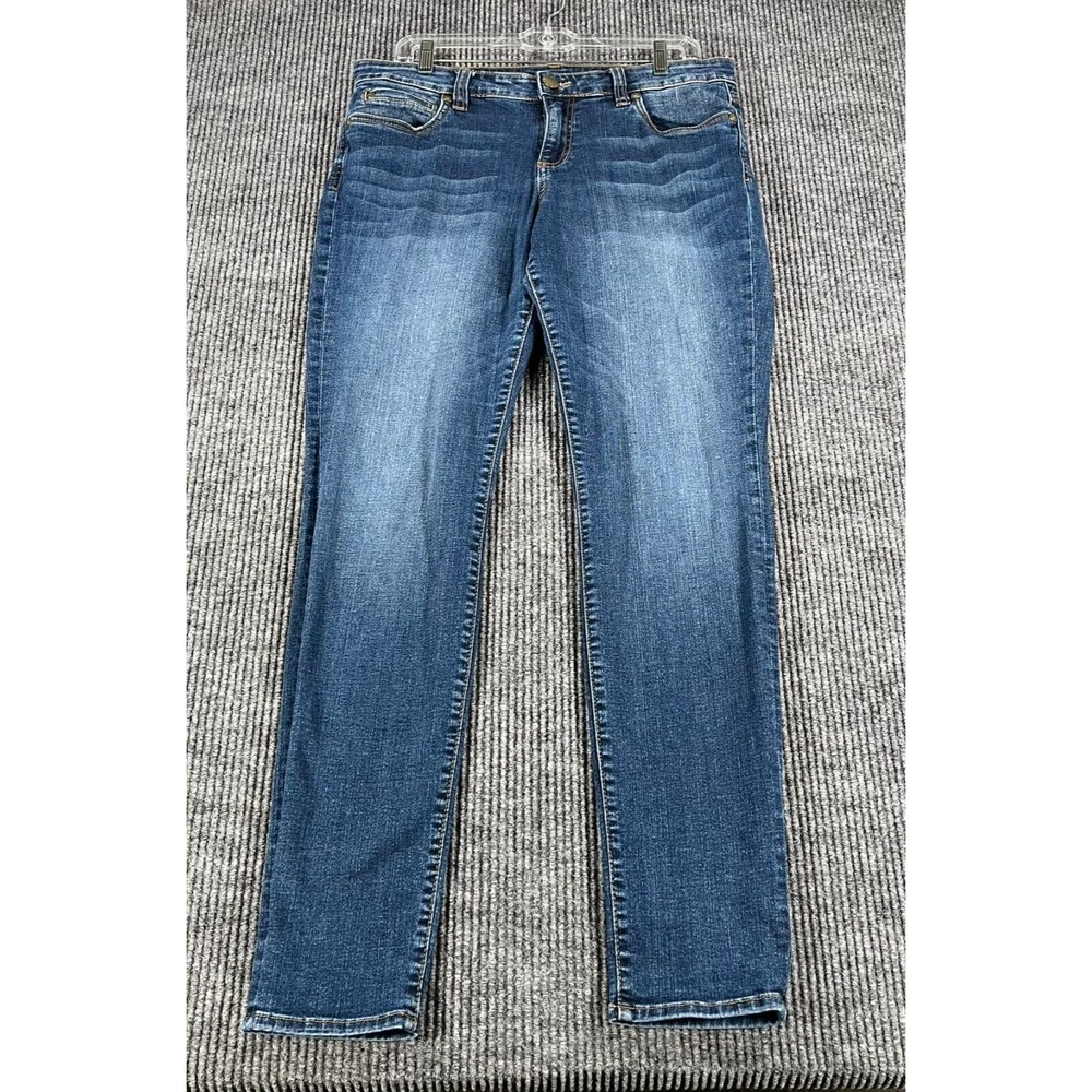 Kut from the‎ Kloth Jeans Womens 12 Blue Denim Toothpick Skinny Casual Preppy